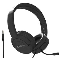 Verbatim Verbatim Multimedia Headset with ANC & Noise Cancelling Boom Mic - Black 66706 - Image 2