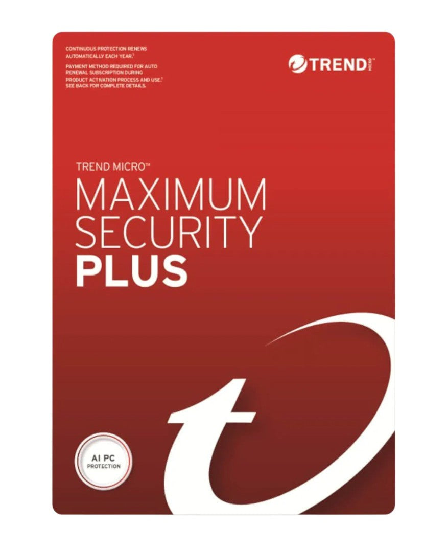 Trend Micro Maximum Security Plus (3 Devices) 1 Year Retail Mini Box Auto Renew (Plus = Secure VPN / Cleaner Pro) - Image 2