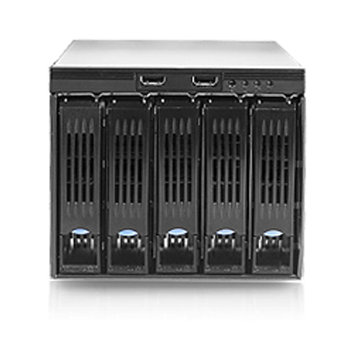 Chenbro 3x 5.25" to 5x 3.5" with 80mm Fan & USB2.0 - Image 2