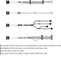 LENOVO ThinkSystem ST50 V2 Internal Drive Cable Kit for ST50V2 - Image 2