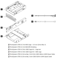 LENOVO ThinkSystem ST50 V2 3.5" Drive Bay 3 Cage + ODD Cage Kit - Image 2