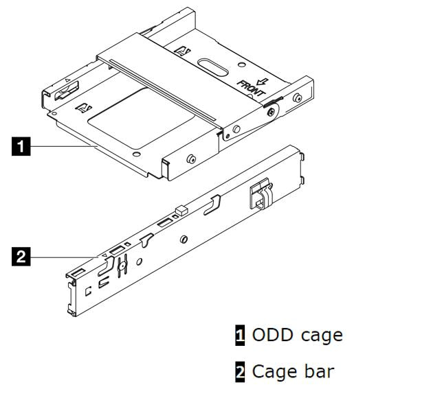 LENOVOThinkSystem ST50 V2 Slim ODD Cage Kit - Image 1