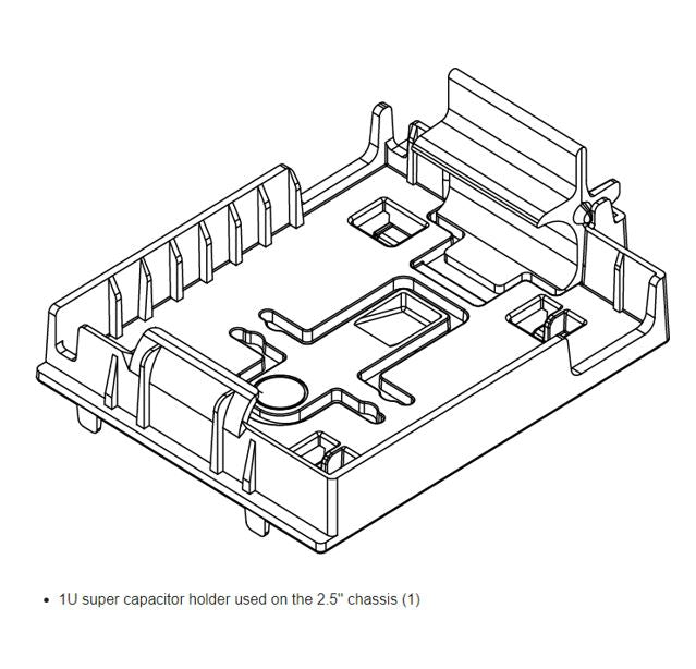 LENOVO  ThinkSystem SR645 Supercap Holder Kit on 2.5" Chassis - Image 1