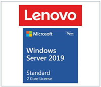 LENOVO Windows Server 2019 Standard Additional License (2 core) (No Media/Key) (Reseller POS Only) ST50 / ST250 / SR250 / ST550 / SR530 / SR550 / SR65 - Image 1