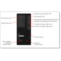 LENOVO ThinkSystem ST45 V3, 1xAMD EPYC 4344P 8C 3.8GHz 65W, 1x32GB 2Rx8, SW RD, 1x300W - Image 2