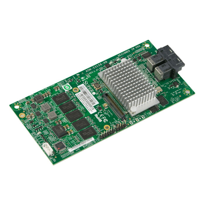 Supermicro AOM-S3108M-H8 - storage controller (RAID) - SAS 12Gb/s - PCIe - Image 2