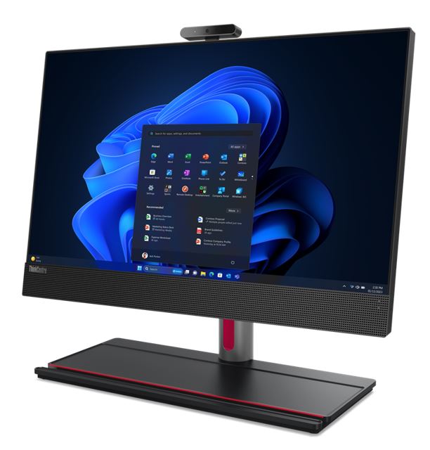 LENOVO ThinkCentre M90A AIO 23.8" FHD Touch Intel i5-14500 vPro 16GB 512GB SSD WIN 11 PRO 3yrs Onsite Wty Webcam Speakers Mic Keyboard Mouse - Image 3