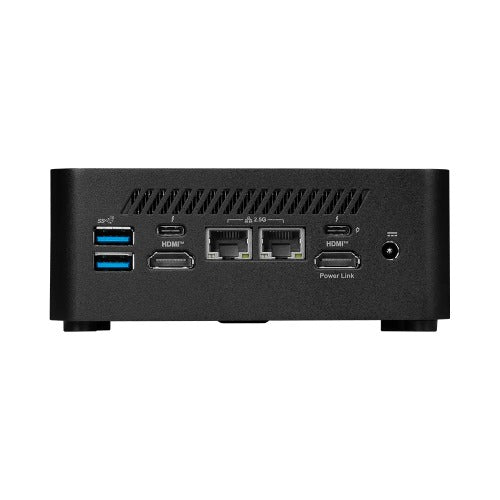MSI Cubi NUC 1M-017BAU miniPC barebone, Black Intel Core 3-100U DDR5 2*M.2 2*HDMI 2*TBT 2*LAN Wifi6 Card Reader Switch Cable 3Y - Image 4