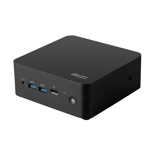MSI Cubi NUC 1M-015BAU miniPC barebone, Black Intel Core 7-150U DDR5 2*M.2 2*HDMI 2*TBT 2*LAN Wifi6 Card Reader Switch Cable 3Y - Image 1
