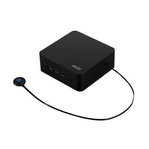 MSI Cubi NUC 1M-001BAU Black, Barebone NUC Tall, Core 7 150U/Up to DDR5/2*M.2+1*2.5"SSD&HDD/2*HDMI/2*TBT/2*LAN/Wifi6E/Card Reader/Switch Cable/3Y - Image 3
