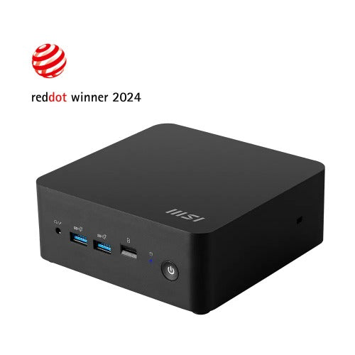MSI Cubi NUC 1M-002BAU Black, Barebone NUC Tall, Core 3 100U/Up to DDR5/2*M.2+1*2.5"SSD&HDD/2*HDMI/2*TBT/2*LAN/Wifi6E/Card Reader/Switch Cable/3Y - Image 5