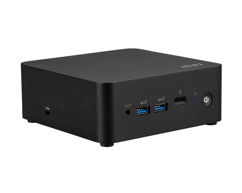 MSI Cubi NUC 1M Barebone Mini PC, Intel Core 3-100U, 6C/8T up to 4.7GHz, 2x DDR5 SODIMM, 2x M.2 SSD, WiFi 6E, BT 5.3, Dual HDMI, Thunderbolt, No OS - Image 2