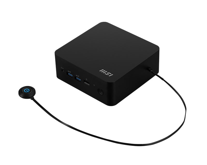 MSI Cubi NUC 1M Barebone Mini PC, Intel Core 3-100U, 6C/8T up to 4.7GHz, 2x DDR5 SODIMM, 2x M.2 SSD, WiFi 6E, BT 5.3, Dual HDMI, Thunderbolt, No OS - Image 4