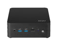 MSI Cubi NUC 1M Barebone Mini PC, Intel Core 3-100U, 6C/8T up to 4.7GHz, 2x DDR5 SODIMM, 2x M.2 SSD, WiFi 6E, BT 5.3, Dual HDMI, Thunderbolt, No OS - Image 1