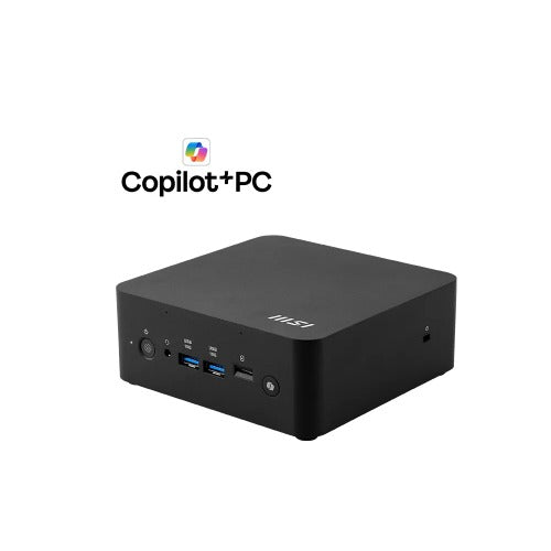MSI Cubi NUC AI+ 2MG-012AU,Black, Core Ultra 9 288V/D5 32GB/2TB SSD/Win11Pro NG/Power Switch Cable/3Y - Image 1