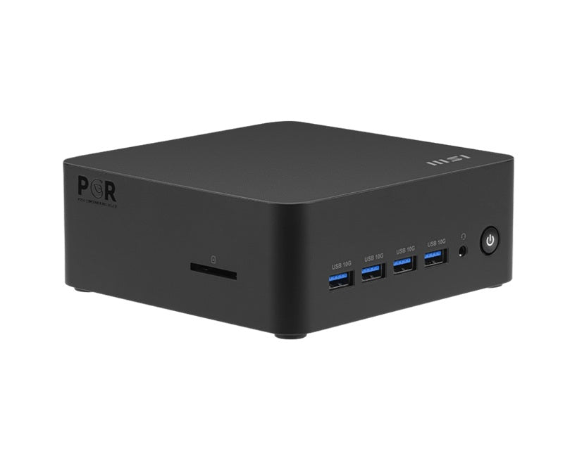 MSI Cubi Z AI 8M with Hawk Point R9, Ryzen 9 8945HS/Up to DDR5/dTPM/2*M.2/2*HDMI/2*USB C 4.0/4*Display/2*LAN/Wifi6E/Card Reader/Power Switch Cable/3Y - Image 2