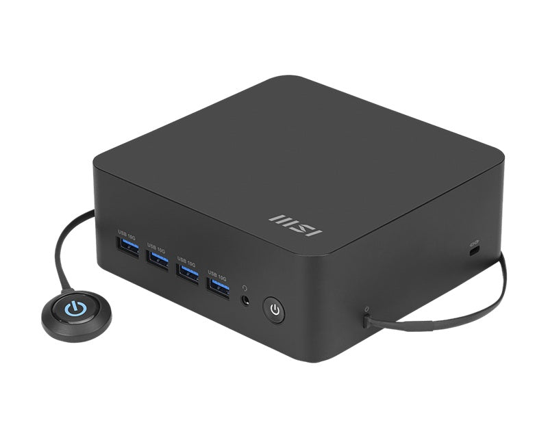 MSI Cubi Z AI 8M with Hawk Point R5, Ryzen 5 8645HS/Up to DDR5/dTPM/2*M.2/2*HDMI/2*USB C 4.0/4*Display/2*LAN/Wifi6E/Card Reader/Power Switch Cable/3Y - Image 4