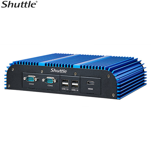 Shuttle BPCWL02 Embedded Box PC Barebone - Whiskey Lake Intel i3-8145UE, Fan-Less Robust Aluminum Chassis, 2x LAN, 3x RS-232 (RS422/485), 90W adapter - Image 5