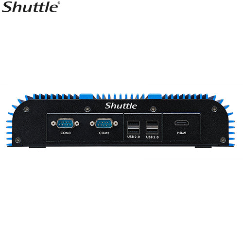 Shuttle BPCWL02 Embedded Box PC Barebone - Whiskey Lake Intel i3-8145UE, Fan-Less Robust Aluminum Chassis, 2x LAN, 3x RS-232 (RS422/485), 90W adapter - Image 3