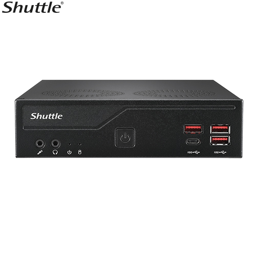 Shuttle DB860 Slim Mini PC BareboneIntel ® 65W ARL-S Core Ultra 9/7/5 LGA1851, 1.3L, B860, 2x DDR5(max 96GB), 2x LAN, 2x COM, 8x USB 3.2, - Image 1