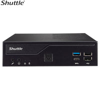 Shuttle DH610 Slim Mini PC 1L Barebone - Intel 12th/13th/14th Gen , 2xDDR4, 2.5" HDD/SSD bay, 2xLAN (1G & 2.5G), 2xRS232, HDMI, 2xDP, 120W, Vesa - Image 1