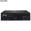 Shuttle DH610 V2 Slim Mini PC 1L Barebone - Intel 12th/13th/14th Gen , 2xDDR5 (max96g), 2.5" HDD/SSD bay, 2xLAN (1G & 2.5G), 2xRS232, HDMI, 2xDP, 120W - Image 1