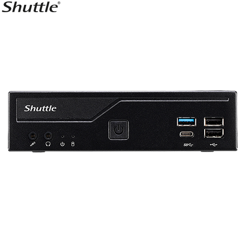 Shuttle DH610 V2 Slim Mini PC 1L Barebone - Intel 12th/13th/14th Gen , 2xDDR5 (max96g), 2.5" HDD/SSD bay, 2xLAN (1G & 2.5G), 2xRS232, HDMI, 2xDP, 120W - Image 2