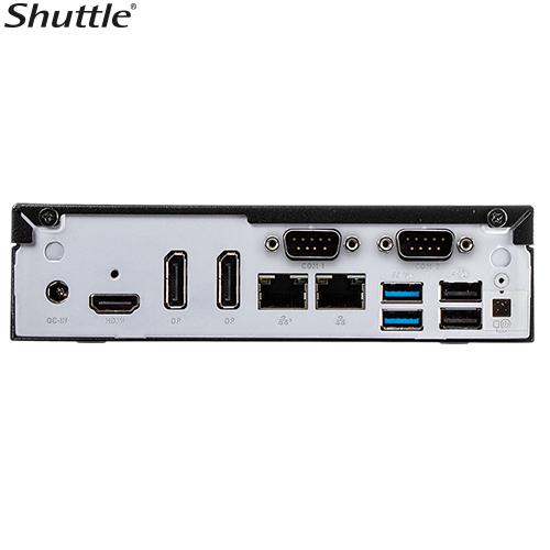 Shuttle DH610 V2 Slim Mini PC 1L Barebone - Intel 12th/13th/14th Gen , 2xDDR5 (max96g), 2.5" HDD/SSD bay, 2xLAN (1G & 2.5G), 2xRS232, HDMI, 2xDP, 120W - Image 3