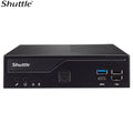 Shuttle DH610 Slim Mini PC 1L Barebone - Intel 12th/13th/14th Gen , 2xDDR4, 2.5" HDD/SSD bay, 2xLAN (1G & 2.5G), 2xRS232, HDMI, 2xDP, 120W, Vesa - Image 1