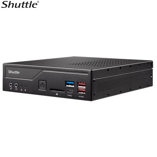Shuttle DH670 Slim Mini PC 1L Barebone- Intel 12th/13th/14th Gen, 2x DDR4, 2.5" HDD/SSD bay, 2xLAN, 2x RS232(RS422/485), 2xHDMI, 2xDP, 120W - Image 2