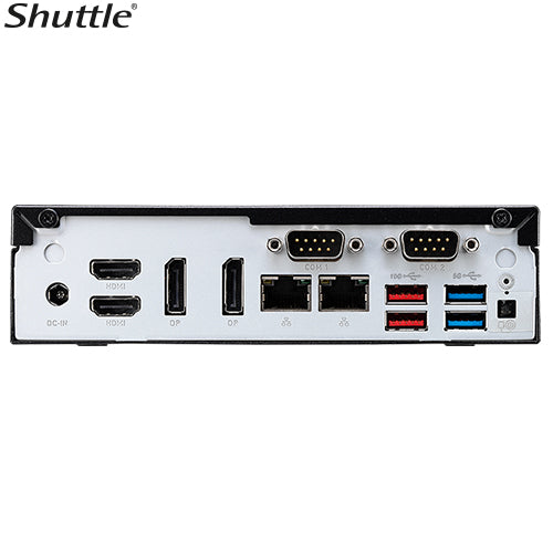 Shuttle DH670 Slim Mini PC 1L Barebone- Intel 12th/13th/14th Gen, 2x DDR4, 2.5" HDD/SSD bay, 2xLAN, 2x RS232(RS422/485), 2xHDMI, 2xDP, 120W - Image 4
