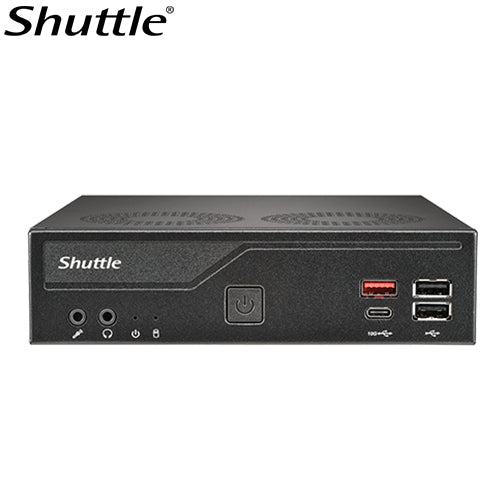 Shuttle DH810 Slim Mini PC 1.3L chassis - Intel® Core™ Ultra 200 serie ,2 x DDR5 SODIMM slots,48GB, 2xLAN (1G & 2.5G), 2xRS232, HDMI, 2xDP, 120W, Vesa - Image 2