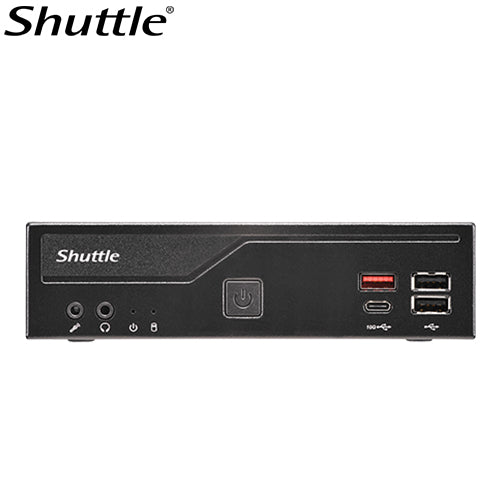 Shuttle DH810 Slim Mini PC 1.3L chassis - Intel® Core™ Ultra 200 serie ,2 x DDR5 SODIMM slots,48GB, 2xLAN (1G & 2.5G), 2xRS232, HDMI, 2xDP, 120W, Vesa - Image 5