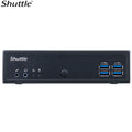 Shuttle DL30N Slim Mini PC 1L Barebone - Intel Processor N100, Fan-less, LAN, RS232/RS422/RS485, HDMI, DP, VGA, Vesa Mount, 65W Adapter - Image 1