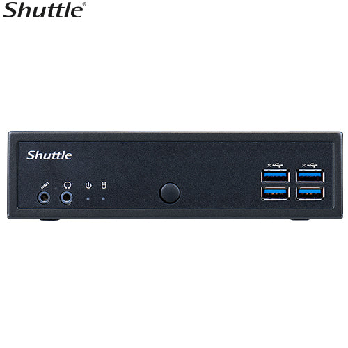 Shuttle DL30N Slim Mini PC 1L Barebone - Intel Processor N100, Fan-less, LAN, RS232/RS422/RS485, HDMI, DP, VGA, Vesa Mount, 65W Adapter - Image 5