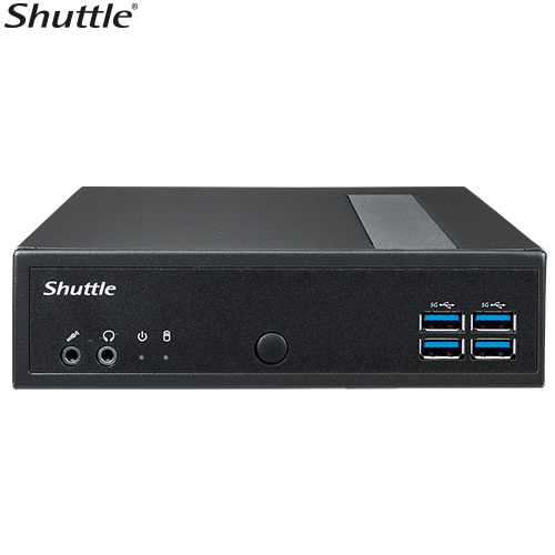 Shuttle DL40N XPC fanless Mini PC 1.3L Barebone - Intel® Twin Lake processorsN150 (4 Cores), DDR5, 8x USB, 2x 2.65W Adapter - Image 1