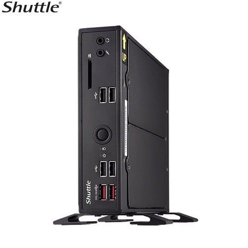 Shuttle DS20U V2 Slim Mini PC 1L Barebone - Intel Celeron 5205U, Fan-less, 2x LAN , RS232/RS422/RS485, HDMI, DP, VGA, Vesa Mount, 65W adapter - Image 4