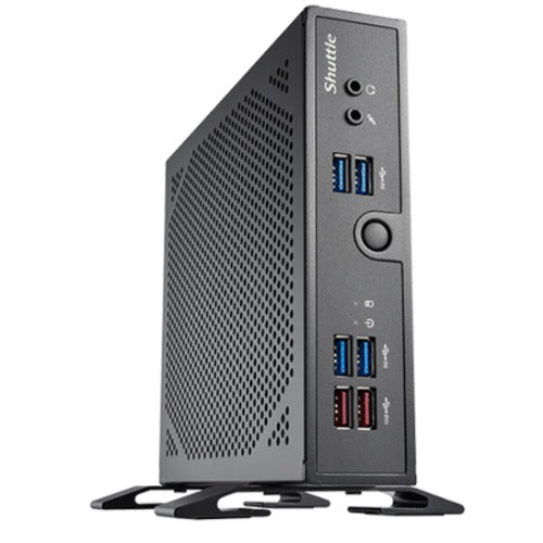 Shuttle XH810 + PCM31 Barebone Processor U300, 2x DDR5, 2x M.2 2280, HDMI, DP, VGA, COM, 2 x LAN, (5G LTE optional), 90W, fanless, 12V optional - Image 1