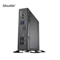 Shuttle DS50U3 Slim Mini PC 1L Barebone- Intel Core i3-1315U, Fan-less, 2x LAN, RS232/RS422/RS485, HDMI, DP, VGA, Vesa Mount, 65W adapter - Image 2