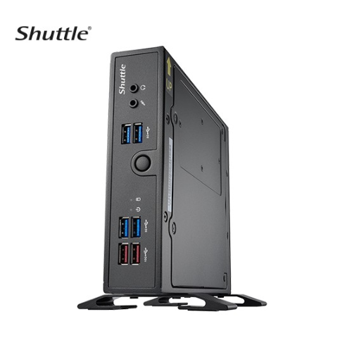 Shuttle DS50U3 Slim Mini PC 1L Barebone- Intel Core i3-1315U, Fan-less, 2x LAN, RS232/RS422/RS485, HDMI, DP, VGA, Vesa Mount, 65W adapter - Image 2