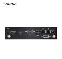 Shuttle XPC SLIM Barebone - Core i5-1335U (15W), 2x DDR5, 2x M.2 2280, HDMI, DP, VGA, COM, 2 x LAN, (5G LTE optional), 90W, fanless, - Image 2