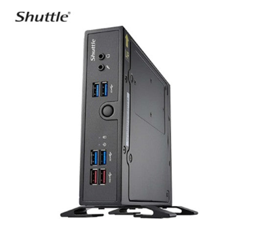 Shuttle XPC SLIM Barebone - Core i5-1335U (15W), 2x DDR5, 2x M.2 2280, HDMI, DP, VGA, COM, 2 x LAN, (5G LTE optional), 90W, fanless, - Image 4