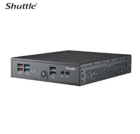 Shuttle XPC SLIM Barebone - Core i5-1335U (15W), 2x DDR5, 2x M.2 2280, HDMI, DP, VGA, COM, 2 x LAN, (5G LTE optional), 90W, fanless, - Image 1