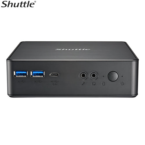 Shuttle NC40U Slim Mini PC, 1L Barebone - Celeron 7305, HDMI, DP, VGA, RJ45, LAN, 2xDDR4, 2.5" HDD/SSD, VESA mount - Image 1