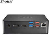 Shuttle NC40U Slim Mini PC, 1L Barebone - Celeron 7305, HDMI, DP, VGA, RJ45, LAN, 2xDDR4, 2.5" HDD/SSD, VESA mount - Image 2