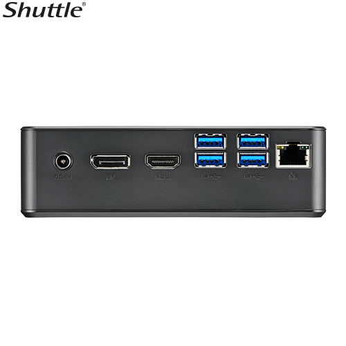 Shuttle NC50N Slim Mini PC, 0.85L Barebone - Intel ® Processor N150 (4 cores), 1x DDR5 (max 16GB), 2x M.2 2280 (PCIe/ NVMe only), 1x 2.5" 15mm SATA - Image 4