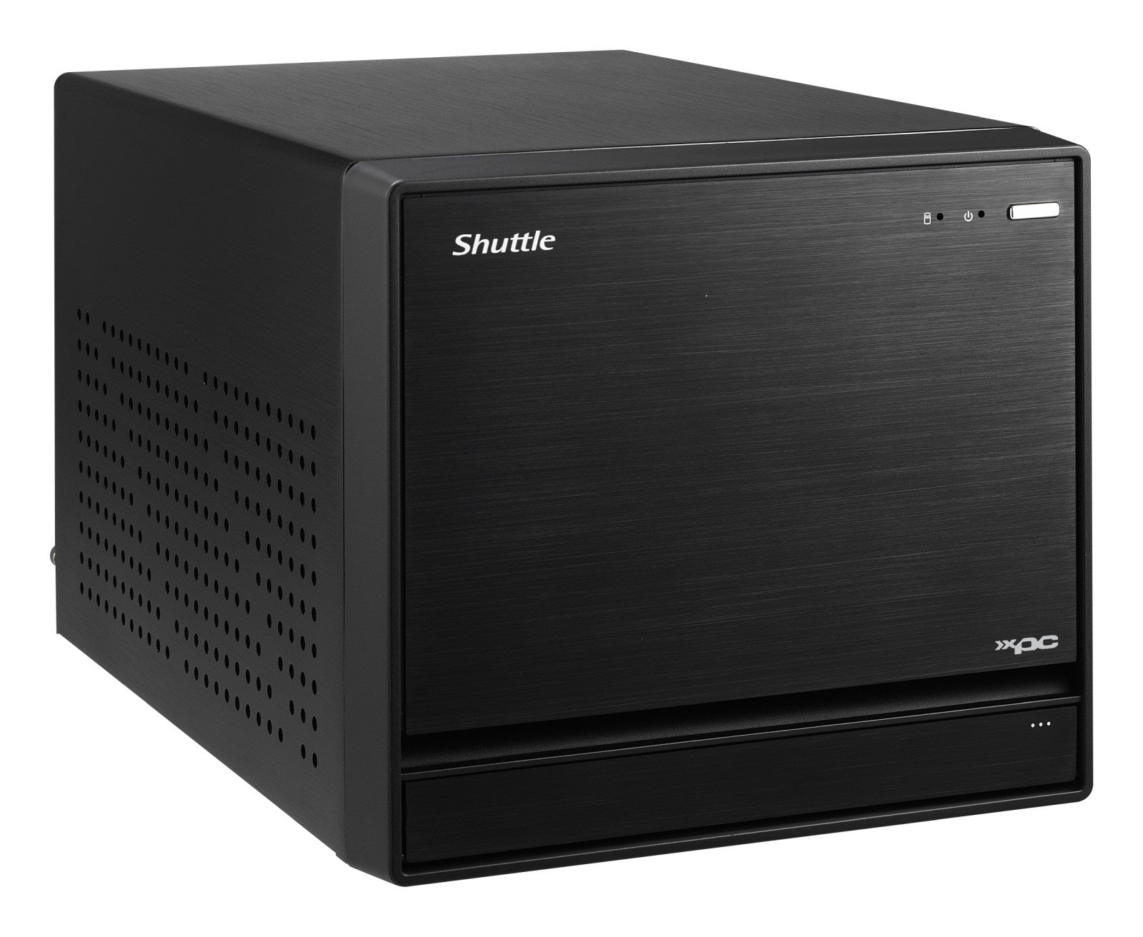 Shuttle SB860R8  XPC Cube 13L Barebone-Support Intel Arrow lake -Core S, 4x DDR4, 2x LAN, PCIEx 16, PCIEx 4, M.2 2280, 4x 3.5" HDD bay, 500W, HDMI - Image 1