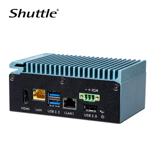 Shuttle SPCEL03 Industrial Computer -Intel Atom x6413E, 1x HDMI, 2x LAN,3x USB, RS232/422/485, DIO, DDR4 (Max 32GB) Dual Channel DDR4-3200MHz - 32GB M - Image 1