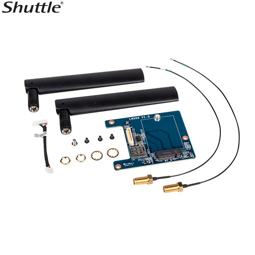 Shuttle M.2 adapter, antennas and cables for M.2 LTE modules for DS20U series, DH32U series, DH470, DL20N series, DH610, DH670, DH610S, XH510G2 - Image 2