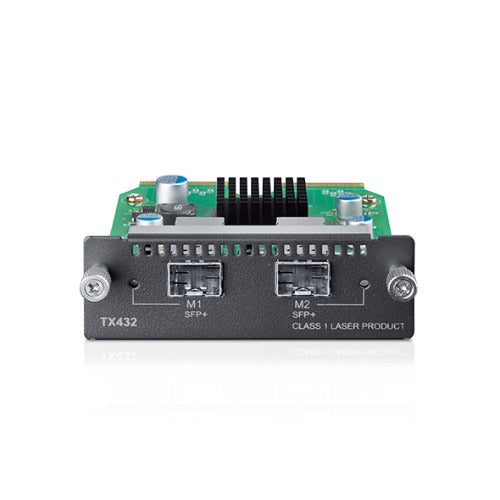 TP-Link TX432 10-Gigabit 2-Port SFP + Module 2x10Gb SFP+ Slots Fits Multiple TP-LINK Switches/SFP+ Transceivers/SFP+ Cables (LS) - Image 3